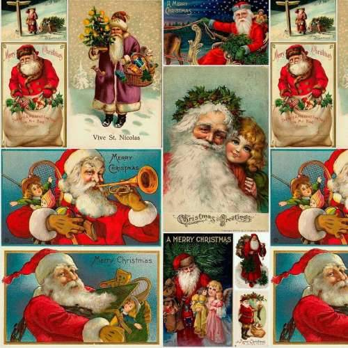 Stolnjak od smole protiv mrlja Belum Vintage Christmas Pisana 100 x 150 cm Cijena