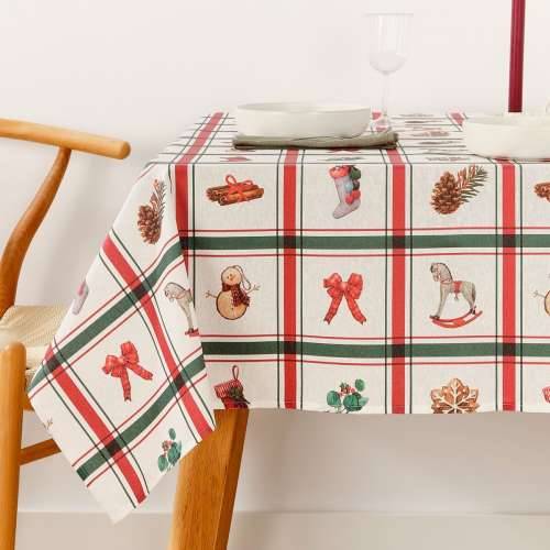 Stolnjak od smole protiv mrlja Belum Scottish Christmas Pisana 100 x 150 cm Cijena