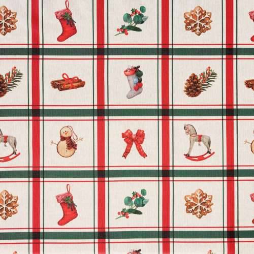 Stolnjak od smole protiv mrlja Belum Scottish Christmas Pisana 150 x 150 cm Cijena
