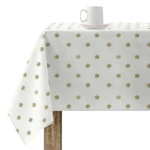 Stolnjak od smole protiv mrlja Belum Snowflakes Gold Pisana 300 x 150 cm Cijena
