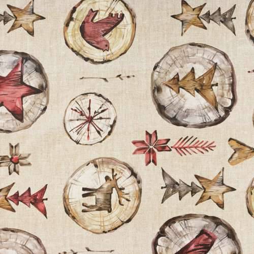 Stolnjak od smole protiv mrlja Belum Wooden Christmas Pisana 100 x 150 cm Cijena