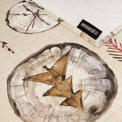 Stolnjak od smole protiv mrlja Belum Wooden Christmas Pisana 250 x 150 cm Cijena