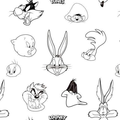 Nordijska navlaka Looney Tunes Looney B&W Pisana 175 Niti 180 x 220 cm Cijena