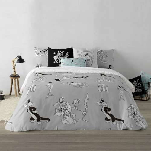 Nordijska navlaka Looney Tunes Looney BN Bijela black 175 Niti 220 x 220 cm Cijena