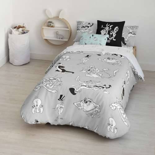 Nordijska navlaka Looney Tunes Looney BN Bijela black 175 Niti 220 x 220 cm Cijena