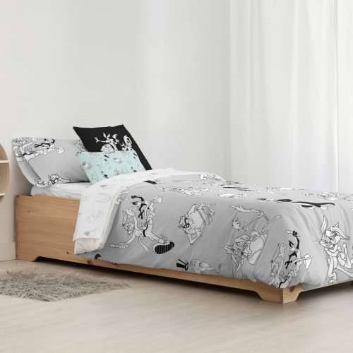 Nordijska navlaka Looney Tunes Looney BN Bijela black 175 Niti 220 x 220 cm Cijena