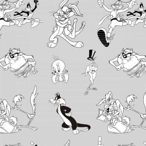Nordijska navlaka Looney Tunes Looney BN Bijela black 175 Niti 220 x 220 cm Cijena