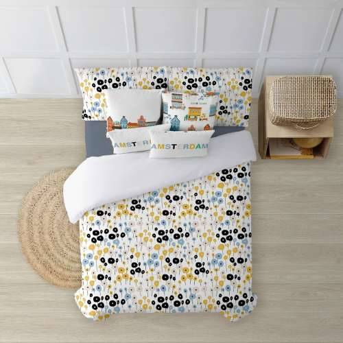 Nordijska navlaka Kids&Cotton Amsterdam Pisana Krevet od 200 200 x 200 cm Cijena