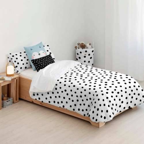 Nordijska navlaka Kids&Cotton Kibo Bijela Crna 180 x 220 cm Cijena