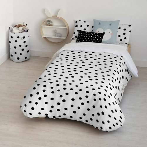 Nordijska navlaka Kids&Cotton Kibo Bijela Crna 180 x 220 cm Cijena