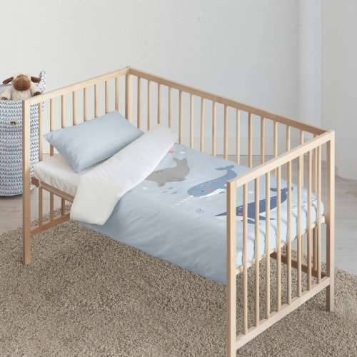 Set pokrivača za poplun Kids&Cotton Tabor Big Plava 100 x 120 cm Cijena