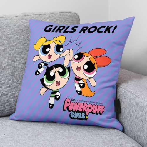 Jastučnica Powerpuff Girls Girls Rock A Pisana Lila 45 x 45 cm Cijena