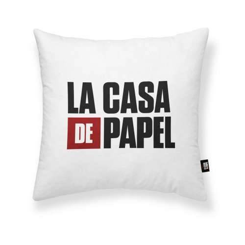 Jastučnica La casa de papel LCDP A Bijela Pisana 45 x 45 cm Cijena