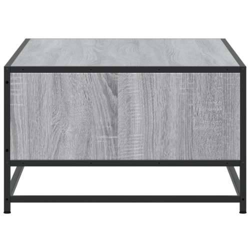Stolić za kavu boja hrasta sonome 100x57x35 cm od drva i metala - Sivi hrast sonoma 1 Cijena