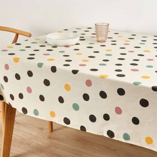 Stolnjak protiv mrlja Belum CUZCO Bijela Pisana 100 x 300 cm Grašak Cijena