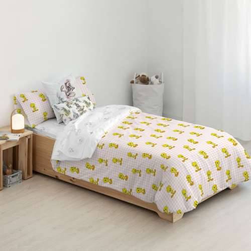Nordijska navlaka Piolín Tweety Vichy Roza 175 Niti 200 x 200 cm Cijena