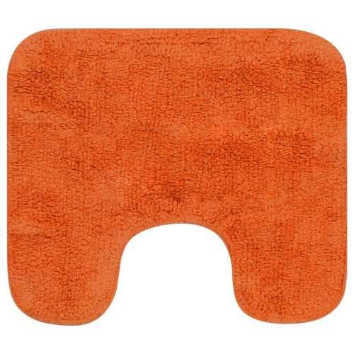 3-dijelni set kupaonskih otirača od tkanine narančasti Cijena