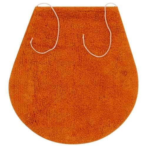 3-dijelni set kupaonskih otirača od tkanine narančasti Cijena