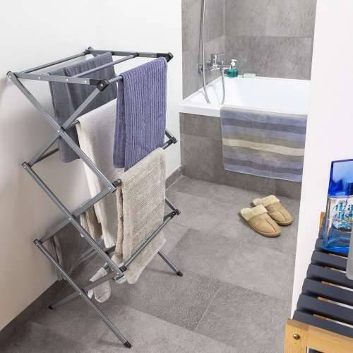 Sklopivi i produživi metalni stalak za sušenje odjeće s 3 razine Cloxy InnovaGoods 11 Bars Cijena