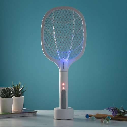 Punjivi reket za ubijanje insekata s UV svjetlom 2 u 1 KL Rak InnovaGoods Cijena