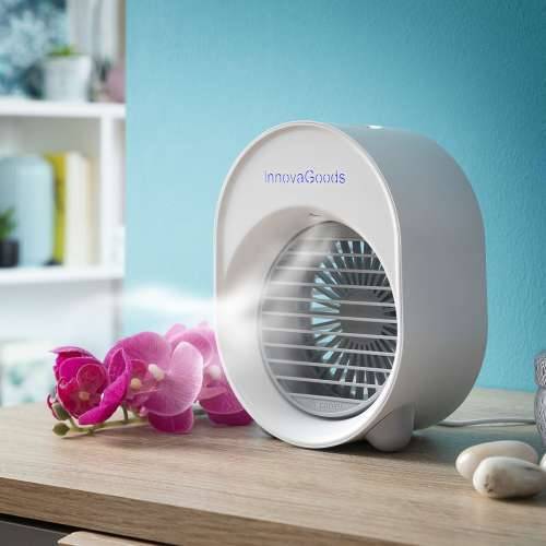 Mini ultrazvučni rashlađivač i ovlaživač zraka s LED svjetlom Koolizer InnovaGoods Cijena