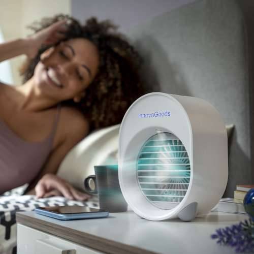 Mini ultrazvučni rashlađivač i ovlaživač zraka s LED svjetlom Koolizer InnovaGoods Cijena