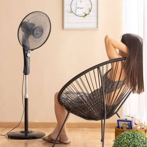 Podni Ventilator InnovaGoods Breezinn Crna 45 W Cijena