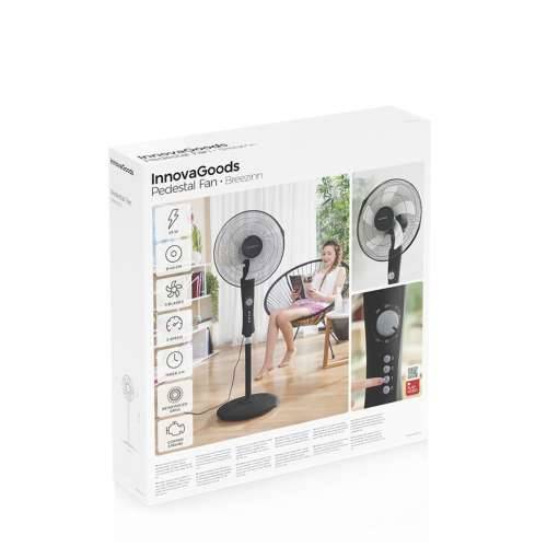 Podni Ventilator InnovaGoods Breezinn Crna 45 W Cijena