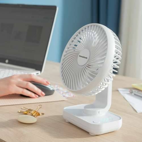 Punjivi Ventilator za Pisaći Stol Fanrec InnovaGoods Ø5,4’’ 3600 mAh / 13,3 W Cijena