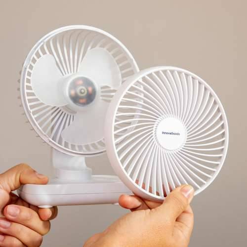 Punjivi Ventilator za Pisaći Stol Fanrec InnovaGoods Ø5,4’’ 3600 mAh / 13,3 W Cijena