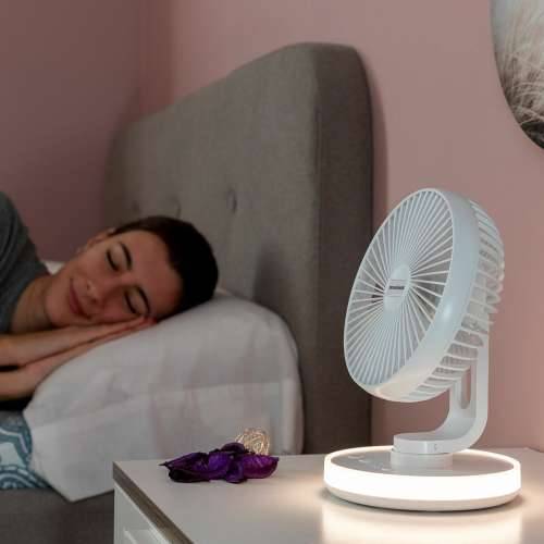 Punjivi Ventilator za Pisaći Stol s LED svjetlom FanLed InnovaGoods Ø6,6’’ 4000 mAh Cijena