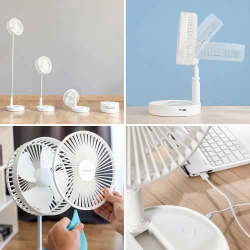 Sklopivi Punjivi Ventilator 3 u 1 Fandle InnovaGoods Ø7,7’’ 7200 mAh Cijena