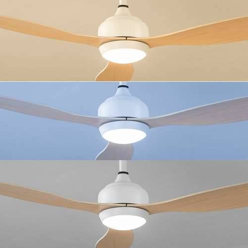 Stropni Ventilator s LED Svjetlom i 3 ABS Krilima Wuled InnovaGoods Drvo 36 W 52” Ø132 cm Cijena