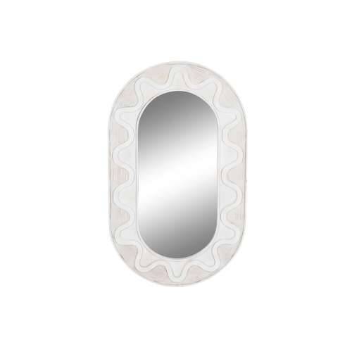 Zidno ogledalo DKD Home Decor Bijela Cijena
