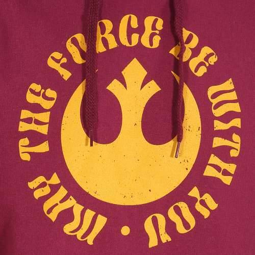 Dječja Majica s Kapuljačom Star Wars May The Force Be With You Bordo Cijena