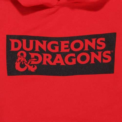 Dječja Majica s Kapuljačom Dungeons & Dragons Logo Crvena Cijena