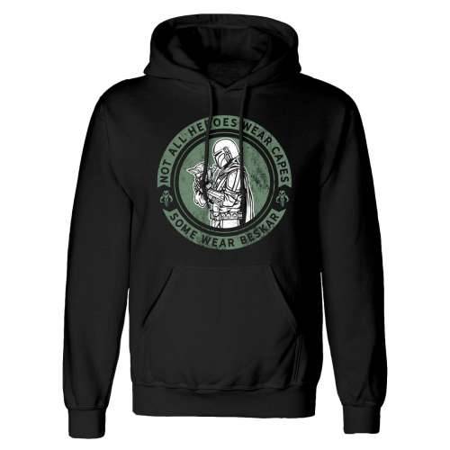 Muška Majica s Kapuljačom The Mandalorian Wear Beskar Crna Cijena