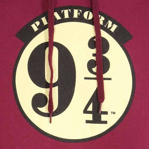 Dječja Majica s Kapuljačom Harry Potter Platform 9 and 3 Quarters Bordo Cijena