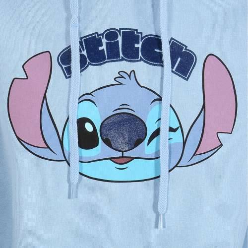 Dječja Majica s Kapuljačom Stitch Cute Face Plava Cijena