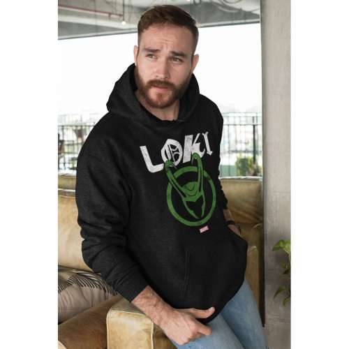 Dječja Majica s Kapuljačom Marvel Distressed Logo Crna Cijena