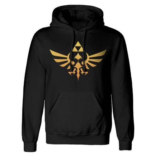 Dječja Majica s Kapuljačom The Legend of Zelda Hyrule Crna Cijena