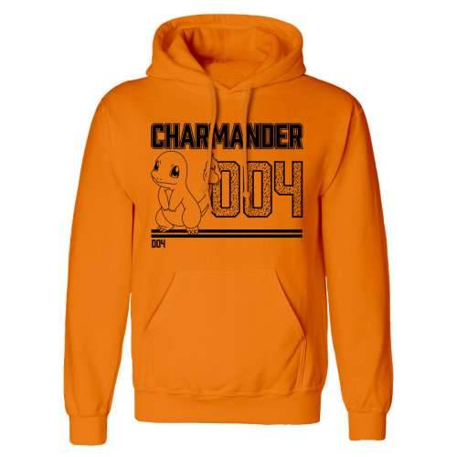 Dječja Majica s Kapuljačom Pokémon Charmander Line Art Oranžna Cijena