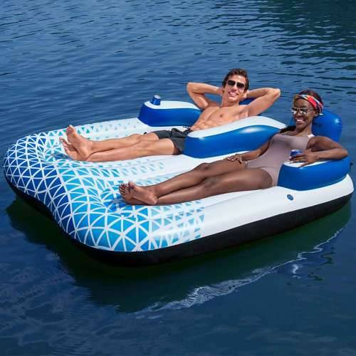 Madrac na Napuhavanje Bestway Hydro-Force 196 x 193 cm Dvostruki Cijena