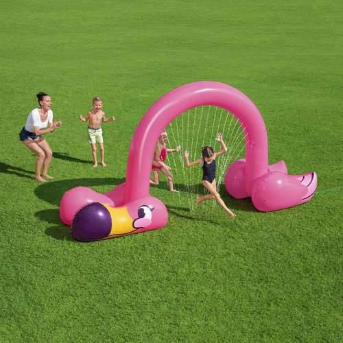 Igračka Prskalica Raspršivač Vode Bestway Plastika 340 x 110 x 193 cm Ružičasti plamenac Cijena