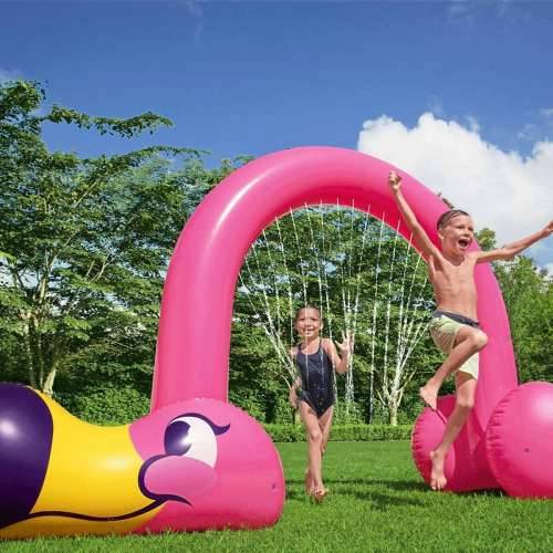 Igračka Prskalica Raspršivač Vode Bestway Plastika 340 x 110 x 193 cm Ružičasti plamenac Cijena