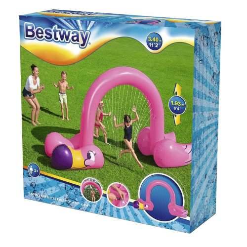 Igračka Prskalica Raspršivač Vode Bestway Plastika 340 x 110 x 193 cm Ružičasti plamenac Cijena