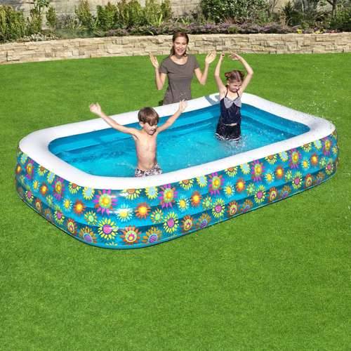 Dječiji bazen na napuhavanje Bestway Pisana 305 x 183 x 56 cm Cvjetni Cijena