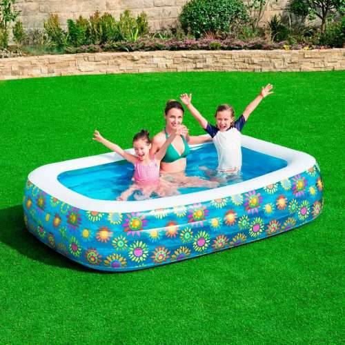 Dječiji bazen na napuhavanje Bestway Pisana 305 x 183 x 56 cm Cvjetni Cijena
