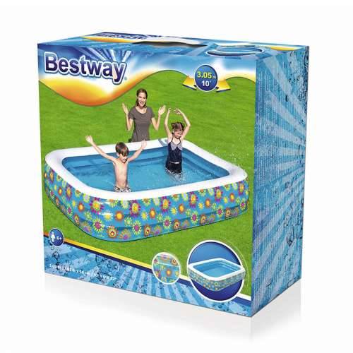 Dječiji bazen na napuhavanje Bestway 636 L 254 x 168 x 102 cm Košarka Cijena