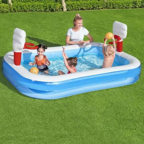 Dječiji bazen na napuhavanje Bestway 636 L 254 x 168 x 102 cm Košarka Cijena